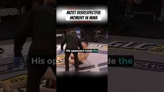 The most disrespectful moment in MMA #ufc #mma #boxing