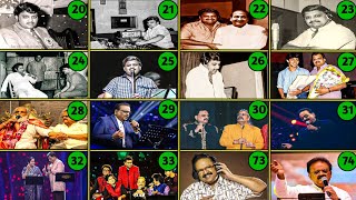 "SP Balasubramaniam" Singing Evolution (1966 To 2020) SPB के गाने (20 साल से 74)
