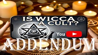 Is Wicca a Cult Addendum