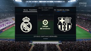 FIFA 23- PS4 | Real Madrid Vs FC Barcelona | El Clasico la liga |@ Santiago Bernabeu (Gameplay)