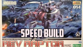 HMM REV RAPTOR KOTOBUKIYA ZOIDS SPEED BUILD #speedbuild #zoids #kotobukiya #hmm