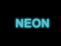 Neon Text Glowing Animation Using HTML and CSS