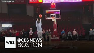 UMass student's half-court shot for $10,000 overturned by replay