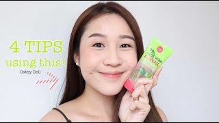 เทคนิคการใช้เจลว่านหางสำหรับแต่งหน้า? บำรุงผิว? | Cathy Doll Aloe Vera \u0026 Snail