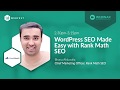 WordPress SEO Made Easy with Rank Math SEO