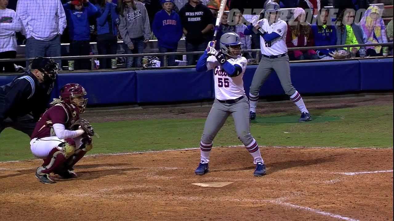 Florida Softball: Walk-Off Grand Slam Beats FSU - YouTube