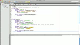 PHP OOP Tutorial 2: Extending Object Oriented Programming