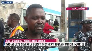 Two Adults Severely Burnt In Mobil Filling Station Gas Explosion