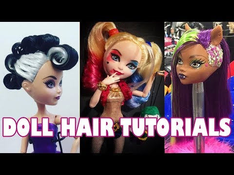Doll Hair Tutorials Youtube