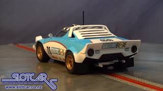 Scalextric Slot Car 60th Anniversary Lancia Stratos 70s Slotcar C3827A