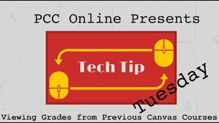 Tech Tip Tuesday: Viewing Grades from Previous Canvas Courses