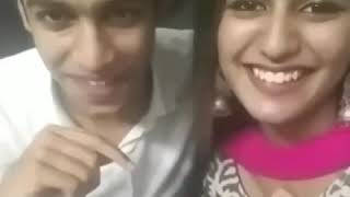 Priya Prakash varrier kiss boyfriend