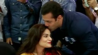 Salman Khan Shows His Brotherly Love For Alvira - Watch Video