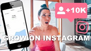 HOW to GROW your FOLLOWERS on INSTAGRAM FAST in 2021