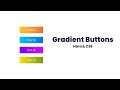 Animated Gradient Button Using Html and Css