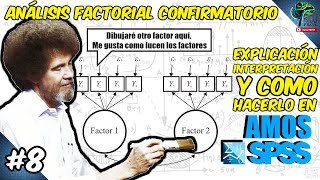 8. ANÁLISIS FACTORIAL CONFIRMATORIO  EN AMOS SPSS. FÁCIL Y RÁPIDO. 🤓 EXPLICACIÓN E INTERPRETACIÓN.