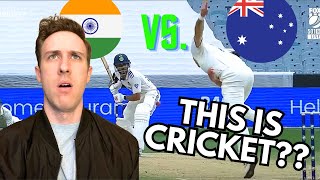 AMERICAN REACTS to CRICKET - FIRST TIME WATCHING (Australia vs. India)