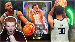 FREE Galaxy Opal *GOAT* Stephen CURRY is INSANE!! He DUNKS On PEOPLE! (NBA 2K20 MyTeam)