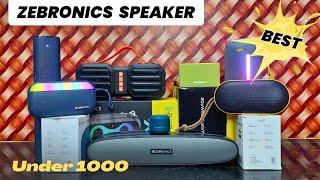 Best Zebronics Speaker Under ₹1000 💥 Sound Test + Short Review