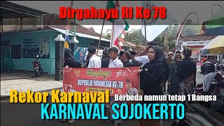 Viral‼️Karnaval Paling Panjang dari Sojokerto Leksono #hutri78 #karnaval2023  #karnaval