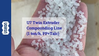 1 ton/h U7 Compounding Line PP+Talc - USEON