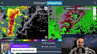 SASKATCHEWAN LIVESTREAM: Severe Weather Coverage (Thu, Jun 1, 2023)