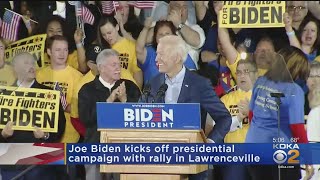 Joe Biden Kicks Off Presidential Campaign With Rally In Lawrenceville