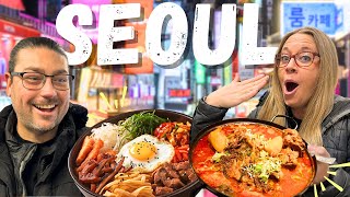 Americans Try KOREAN FOOD For the First Time In SEOUL!!