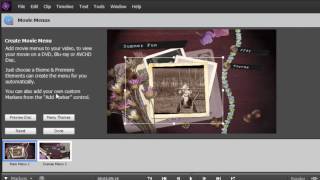 Customizing Movie Menus with Adobe Premiere Elements