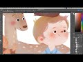 Draw With Me | Real Time Photoshop Illustration