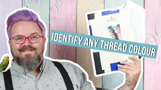 How to Identify Unmarked DMC Thread | Caterpillar Cross Stitch