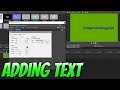 How To Add Text To Your Videos In Vegas Pro 16 Tutorial