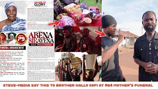 Eii-Steve-Media & Brother Hallo Kofi St0rm 0b4 Mother's Wake-keeping Ahead Of Tomorrow's funeral