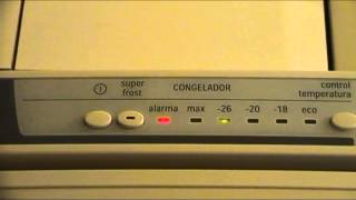 LED INTERMITENTE DE TEMPERATURA EN CONGELADOR - ALARMA DE ACUMULACION HIELO