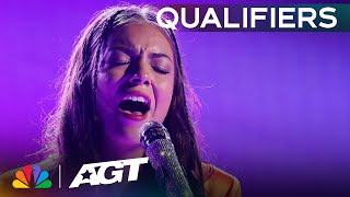 Summer Rios sings an UNBELIEVABLE rendition of "Control" by Zoe Wees | Qualifiers | AGT 2023