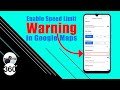 How to Enable Speed Limit Warning in Google Maps