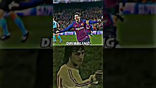 Lionel Messi 🇦🇷 vs Johan Cruyff 🇳🇱 💫🔥 #shorts