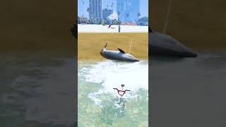 GTA V: LITTLE SPIDER HELPED DOLPHIN8 #shorts