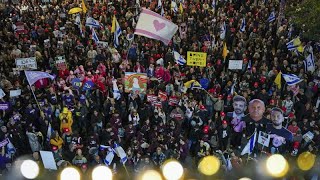 Embaixadores juntam-se a manifestação em Telavive para exigir cessar-fogo e libertação de ref…