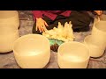 crystal bowl 70 min 7 chakra meditation~crown 7th thru root 1st~10 min tone per chakra w timestamps.