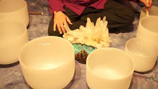 Crystal Bowl 70 min 7 Chakra Meditation~Crown/7th thru Root/1st~10 min Tone per Chakra w/Timestamps.
