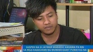 NTG: Suspek na si Jaymar Waradji sa Rodelas slay case, kasama pa rin sa mga kakasuhan ng murder