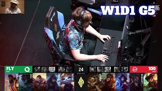 FLY vs 100 (ESS Reacts) | Week 1 Day 1 S13 LCS Summer 2023 | FlyQuest vs 100 Thieves W1D1 Full Game