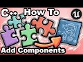 UE5 C++ 14 - How To Add Components To Blueprints with C++? - Unreal Engine Tutorial Editor CPP