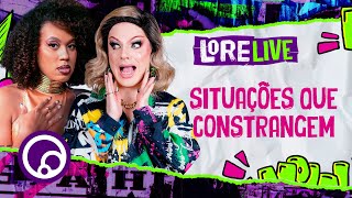 LORELIVE AO VIVO: SITUAÇÕES CONSTRANGEDORAS + GAFES DE FAMOSOS COM Giovanna Heliodoro | DiaTV