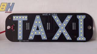 Letrero led Taxi