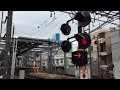 井の頭線西永福駅隣の踏切にて1 inokasira line railway crossing