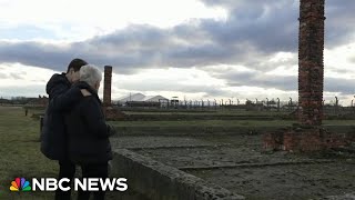 Holocaust survivor returns to Aushwitz for first time since her escape