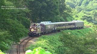 わたらせ渓谷鐵道 トロッコわたらせ渓谷号 8722レ 上神梅～大間々 2015.08.09