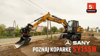 TwojeMaszyny - SANY SY155W koparka kołowa 15 ton z tiltrotatorem (v2)